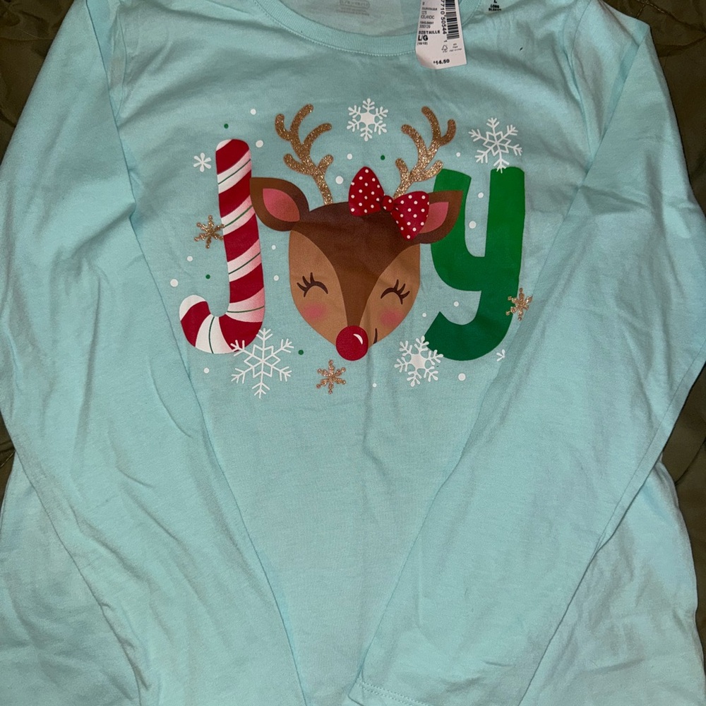 Festive Reindeer Long Sleeve Shirt